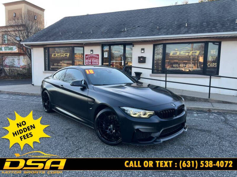 2018 BMW M4 for sale at DSA Motor Sports Corp in Commack NY