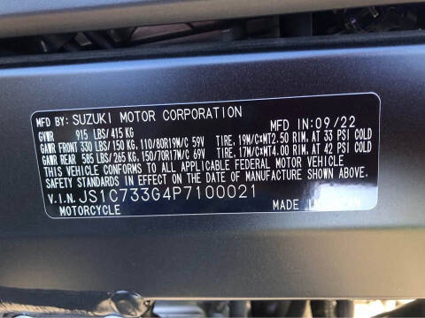 2023 Suzuki V-Strom 650