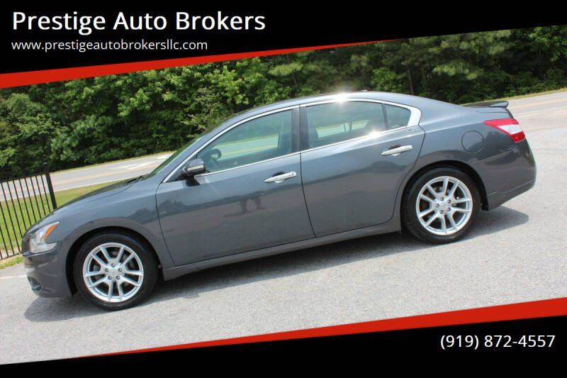2010 Nissan Maxima for sale at Prestige Auto Brokers in Raleigh NC