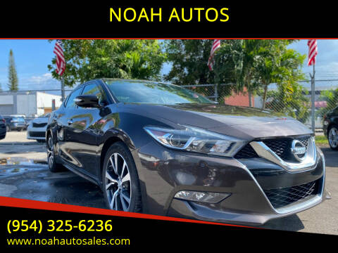 2016 Nissan Maxima for sale at NOAH AUTO SALES in Hollywood FL