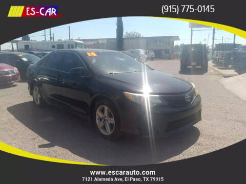 2014 Toyota Camry for sale at Escar Auto in El Paso TX