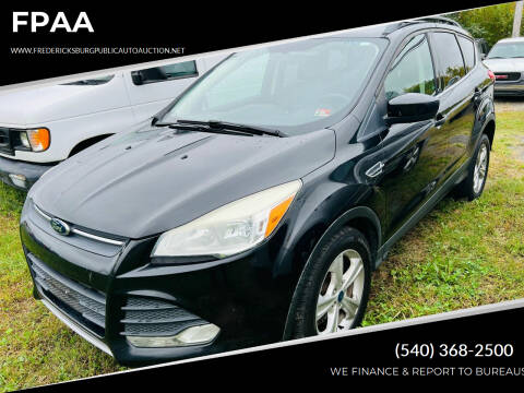 2013 Ford Escape for sale at FPAA in Fredericksburg VA