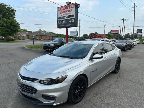 2016 Chevrolet Malibu for sale at Unlimited Auto Group in West Chester OH