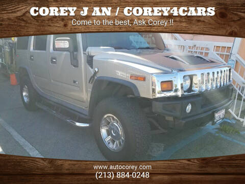2007 HUMMER H2 for sale at WWW.COREY4CARS.COM / COREY J AN in Los Angeles CA