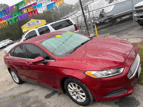 2015 Ford Fusion for sale at H & J Wholesale Inc. in Charleston SC