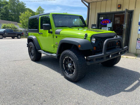 2013 Jeep Wrangler for sale at Desmond's Auto Sales in Colchester CT