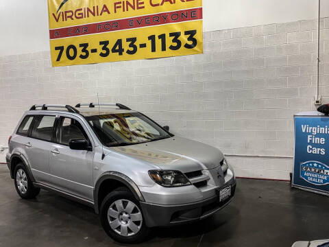 2003 Mitsubishi Outlander for sale at Virginia Fine Cars in Chantilly VA