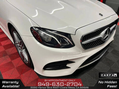 2018 Mercedes-Benz E-Class E 400 4MATIC