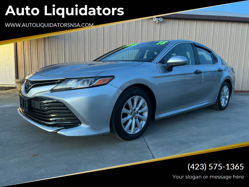 2018 Toyota Camry for sale at Auto Liquidators in Bluff City TN