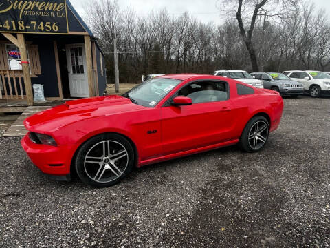 2012 Ford Mustang for sale at Supreme Auto Sales II, LLC in Nowata OK