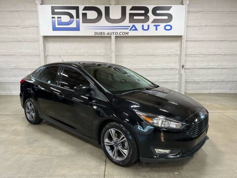 2018 Ford Focus for sale at DUBS AUTO LLC in Clearfield UT