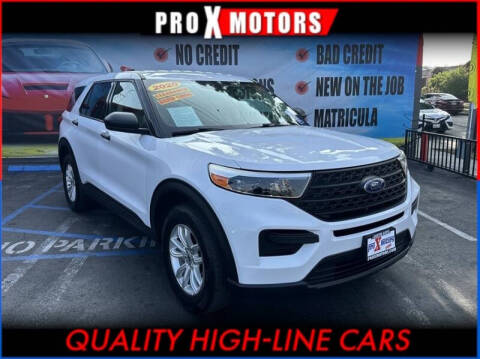 2020 Ford Explorer for sale at Pro X Motors in South Gate CA