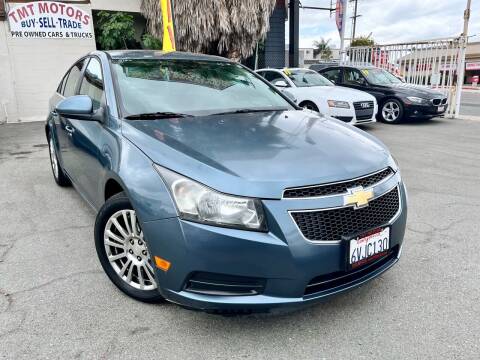 2012 Chevrolet Cruze for sale at TMT Motors in San Diego CA