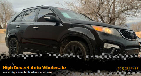 2013 Kia Sorento for sale at High Desert Auto Wholesale in Albuquerque NM