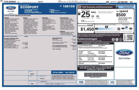 2018 Ford EcoSport SE