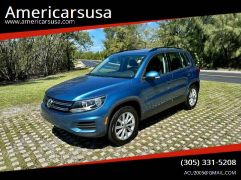 2017 Volkswagen Tiguan for sale at Americarsusa in Hollywood FL