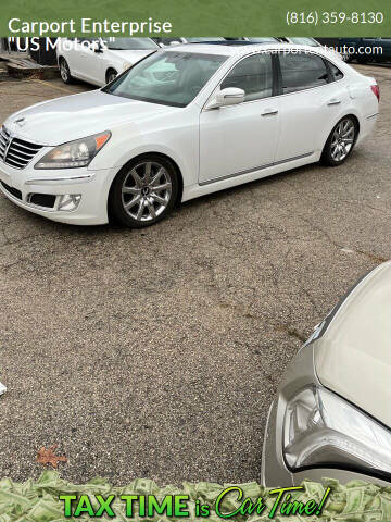 2013 Hyundai Equus for sale at Carport Enterprise "US Motors" - Kansas in Kansas City KS