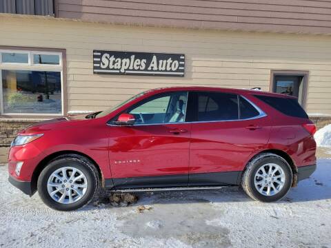 2018 Chevrolet Equinox for sale at STAPLES AUTO SALES in Staples MN