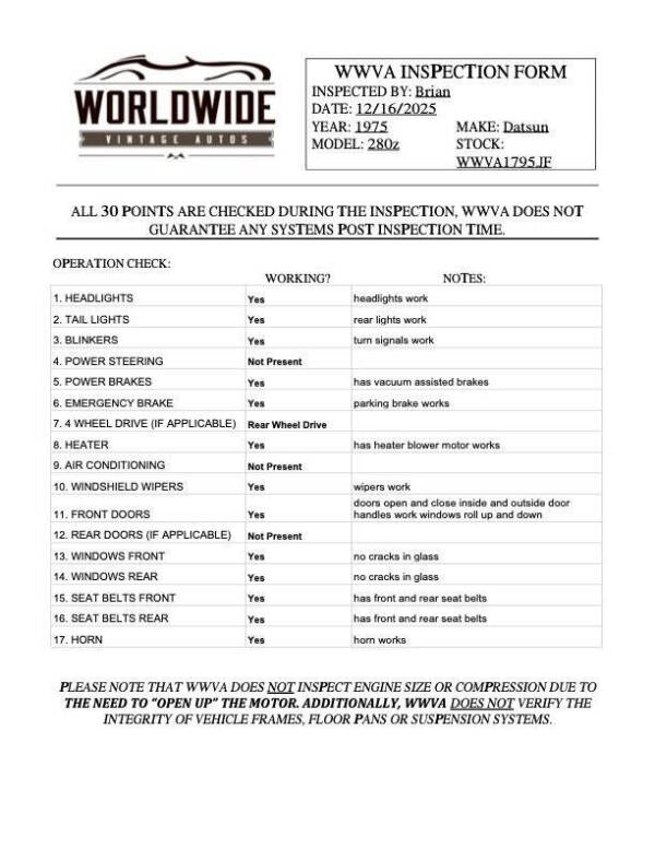 1975 Datsun 280Z