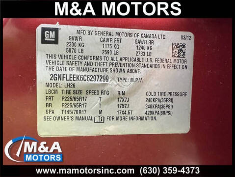 2012 Chevrolet Equinox LT