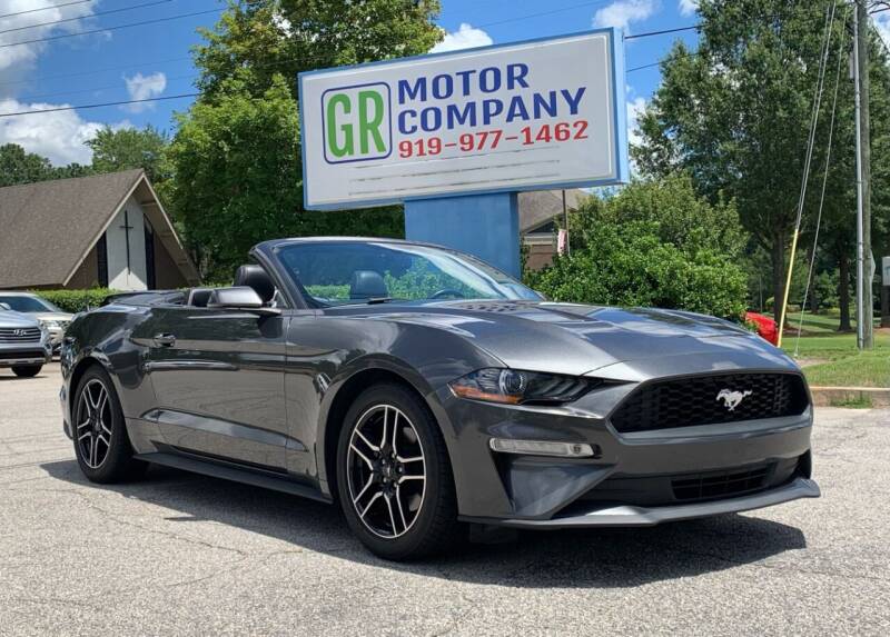 2018 Ford Mustang for sale at GR Motor Company in Garner NC