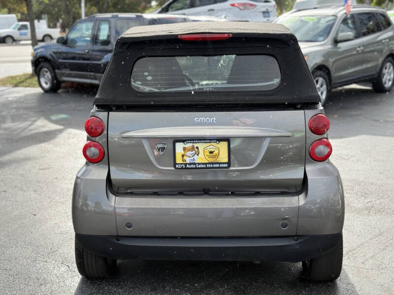2009 Smart fortwo passion cabriolet