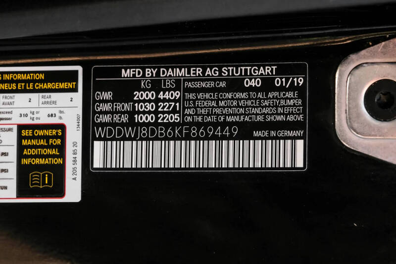 2019 Mercedes-Benz C-Class C 300