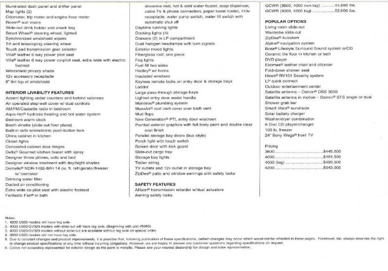 2002 Foretravel GV320 4010