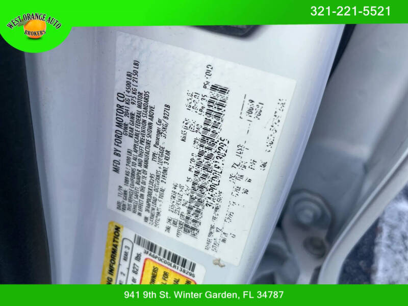 2020 Ford Fusion SEL