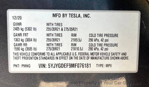 2021 Tesla Model Y Performance