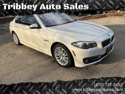 2014 BMW 5 Series for sale at Tribbey Auto Sales in Stockbridge GA