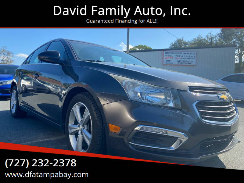 2016 Chevrolet Cruze Limited for sale at David Family Auto, Inc. in New Port Richey FL