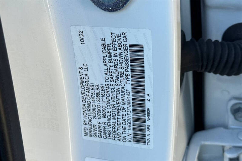 2022 Honda Accord Sport