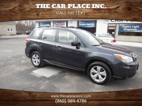 2015 Subaru Forester for sale at THE CAR PLACE INC. in Somersville CT