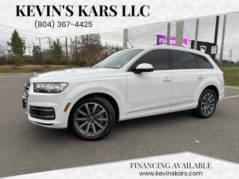 2018 Audi Q7 for sale at Kevin's Kars LLC in Richmond VA