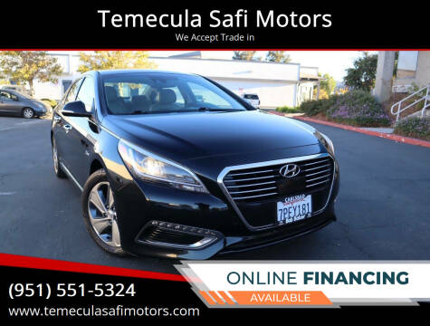 2016 Hyundai Sonata Plug-in Hybrid for sale at Temecula Safi Motors in Temecula CA