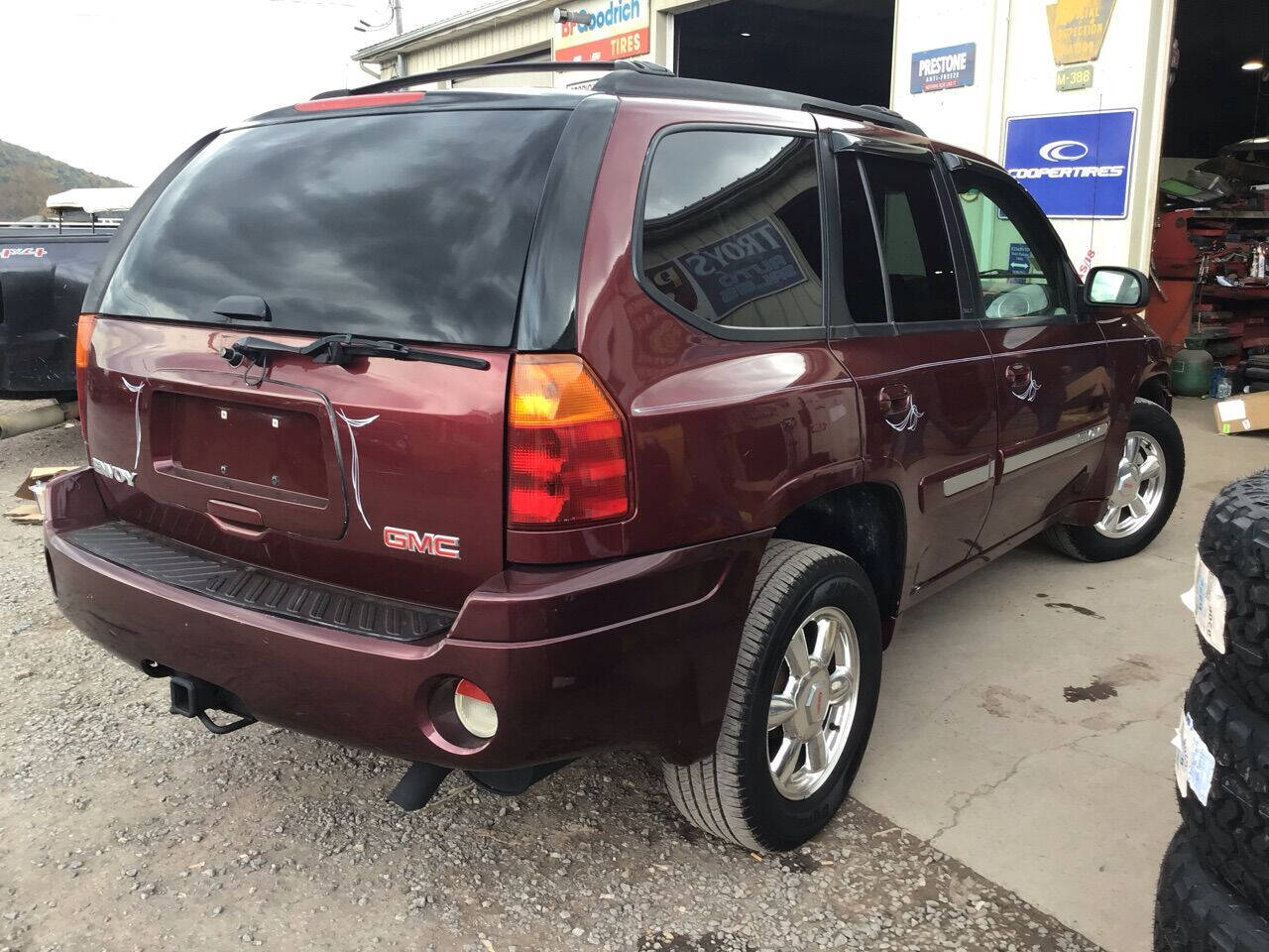 Red 2003 GMC Envoy SLE SLE 4WD 4dr SUV 2
