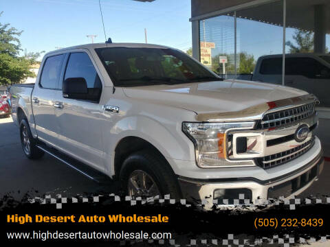 2019 Ford F-150 for sale at High Desert Auto Wholesale in Albuquerque NM