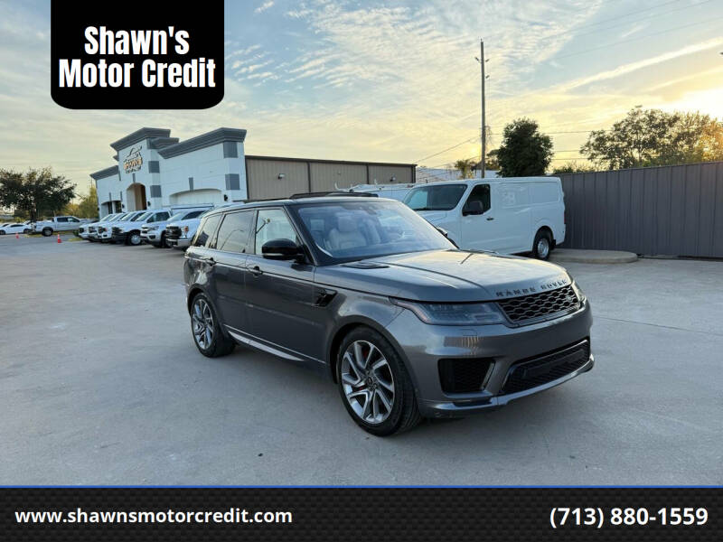 2018 Land Rover Range Rover Sport for sale at Shawn's Motor Credit in Houston TX