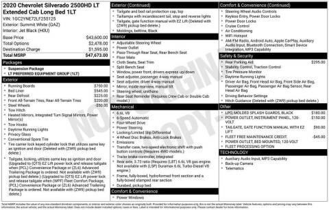 2020 Chevrolet Silverado 2500HD