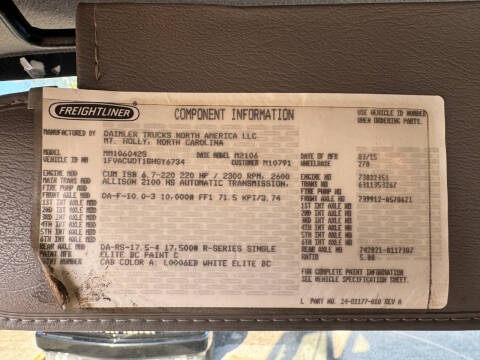 2016 Freightliner M2 106