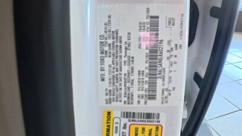 2020 Lincoln MKZ Standard