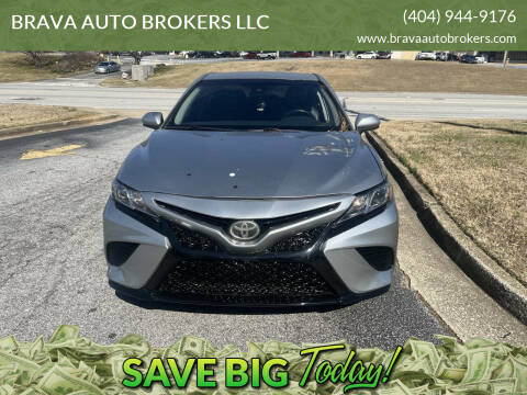 2018 Toyota Camry for sale at BRAVA AUTO BROKERS LLC in Clarkston GA