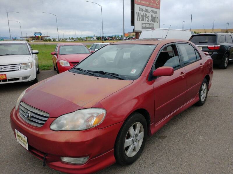 2003 Toyota Corolla for sale at Wolf's Auto Inc. in Great Falls MT
