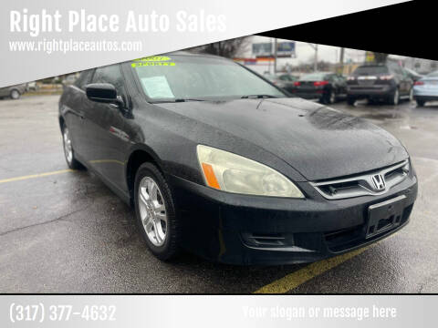 2007 Honda Accord for sale at Right Place Auto Sales LLC in Indianapolis IN