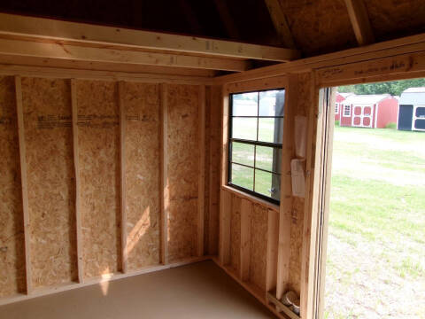 10 x 16 side lofted barn