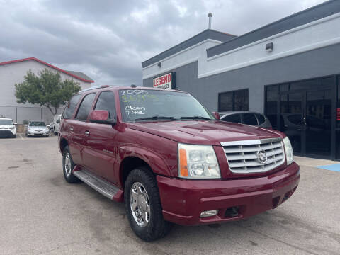 2005 Cadillac Escalade for sale at Legend Auto Sales in El Paso TX