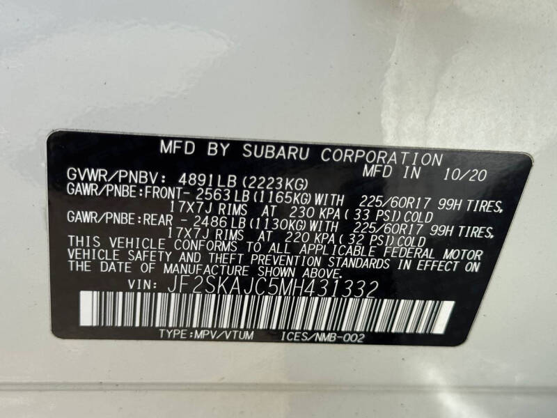 2021 Subaru Forester Premium