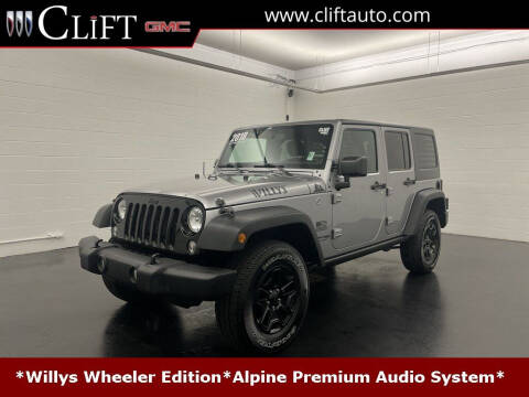 2018 Jeep Wrangler JK Unlimited for sale at Clift Buick GMC in Adrian MI