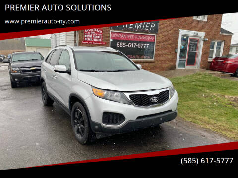 2013 Kia Sorento for sale at PREMIER AUTO SOLUTIONS in Spencerport NY